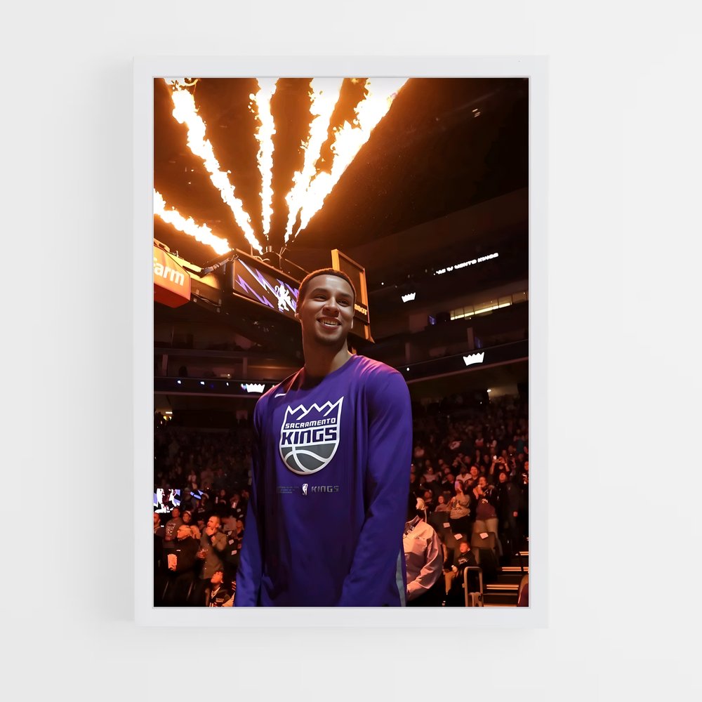 Poster Sacramento kings – affiche Basketball (vue 3)